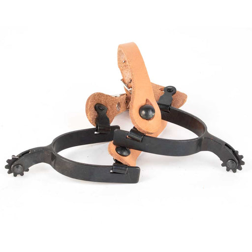 Formay Black Satin Youth Spurs Tack - Spurs Formay