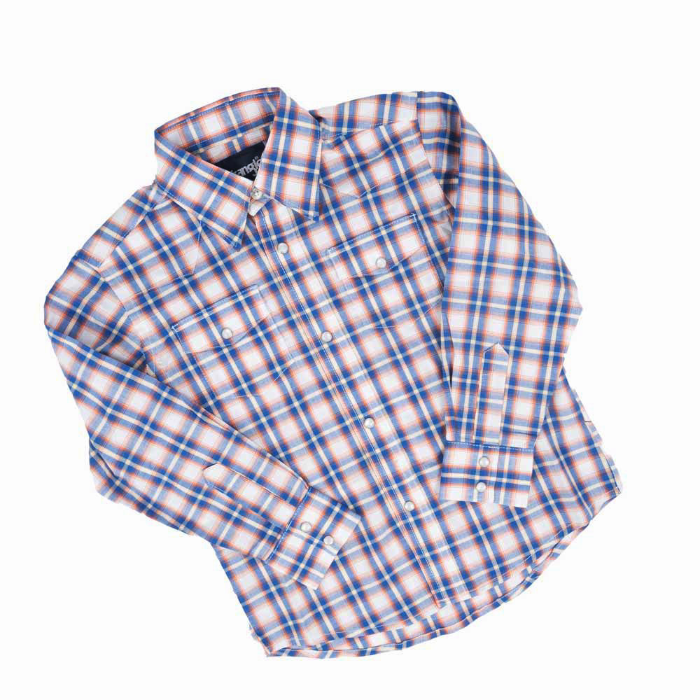 Orange and purple clearance plaid shirt