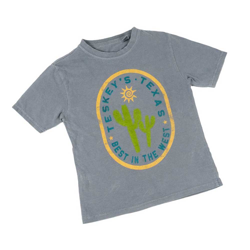 Teskey's Youth Best In The West Cactus Tee TESKEY'S GEAR - Youth SS Shirts TGT   