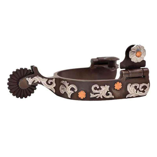 Metalab Youth Antique Floral Spurs Tack - Spurs Metalab