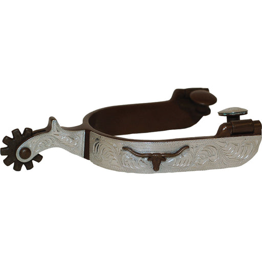 Metalab Mens Longhorn Roping Spurs Tack - Spurs Metalab   
