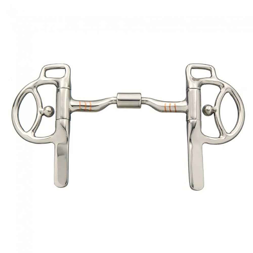 Kelly Silver Star Mini Low Port Correction Bit with Roller Tack - Pony Tack MISC   