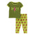 Print Short Sleeve Pajama Set KIDS - Baby - Baby Girl Clothing KICKEE PANTS MWCP 0-3M 