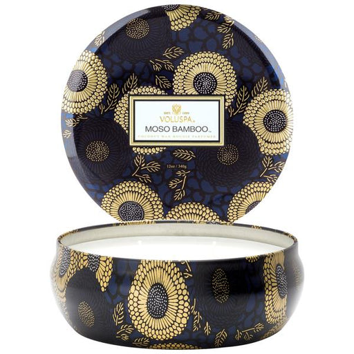 Voluspa Moso Bamboo 3-Wick Tin Candle HOME & GIFTS - Home Decor - Candles + Diffusers Voluspa   