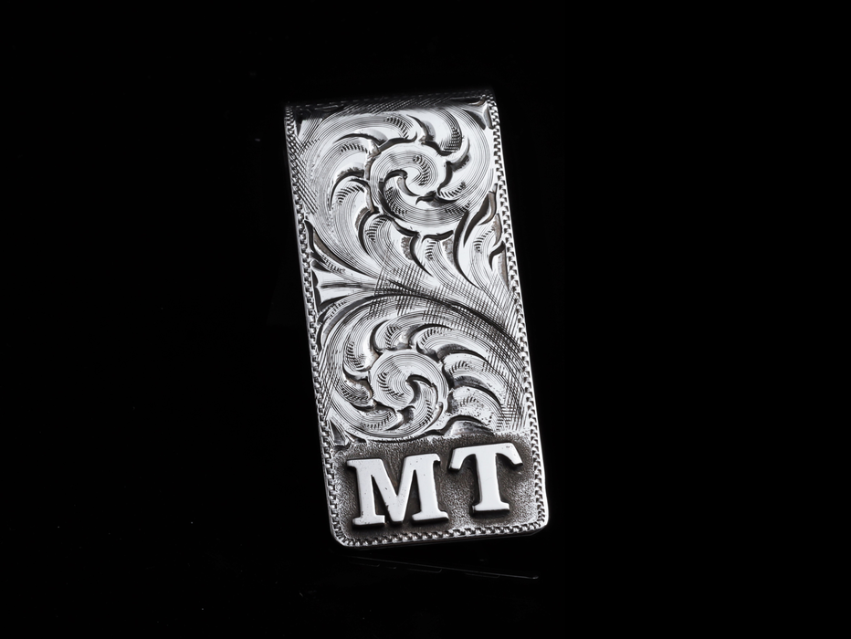 Comstock Heritage Initial Money Clip MEN - Accessories - Wallets & Money Clips Comstock Heritage   