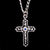 Men's Silver Cross Necklace MEN - Accessories - Jewelry & Cuff Links M&F Western Products   