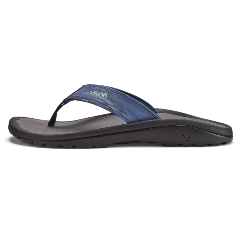 ‘Ohana Pa‘i Trench Blue/Wai Camo MEN - Footwear - Flip Flops & Sandals OLUKAI   