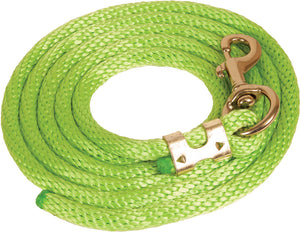 Poly Lead Rope with Bolt Snap Tack - Halters & Leads - Leads Teskey's Lime  