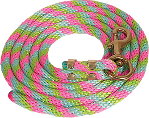Poly Lead Rope with Bolt Snap Tack - Halters & Leads - Leads Teskey's   