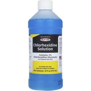 Chlorhexidine Solution First Aid & Medical - Topicals Durvet 16oz  