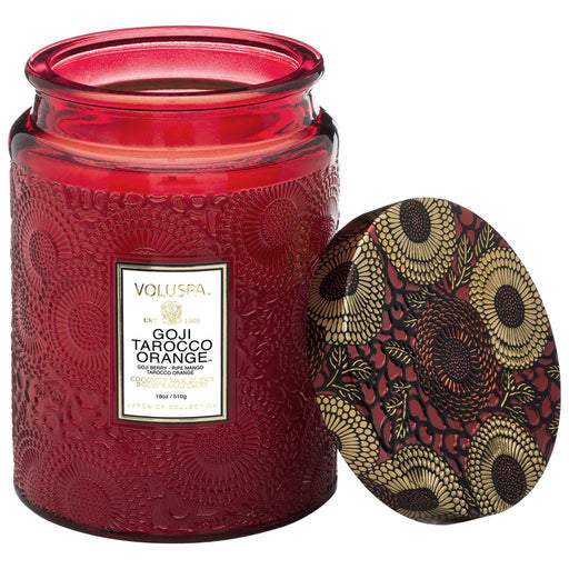 Voluspa Goji Tarocco Orange Large Jar Candle HOME & GIFTS - Home Decor - Candles + Diffusers Voluspa   