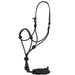 Easy-On Rope Halter with Lead Tack - Halters & Leads Mustang Black