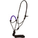 Solid Nose Rope Halter with Lead Tack - Halters & Leads Mustang Purple