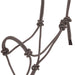 Mustang Brand Rope Halter Tack - Halters & Leads Mustang Black/Silver