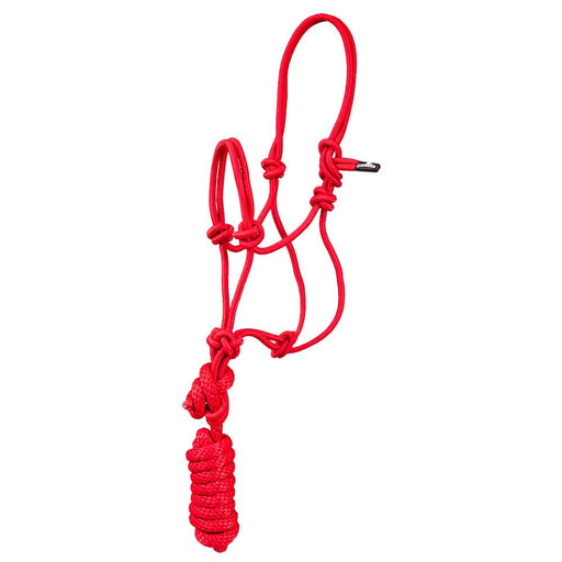 Mustang Pony Economy Rope Halter Tack - Halters & Leads Mustang Red