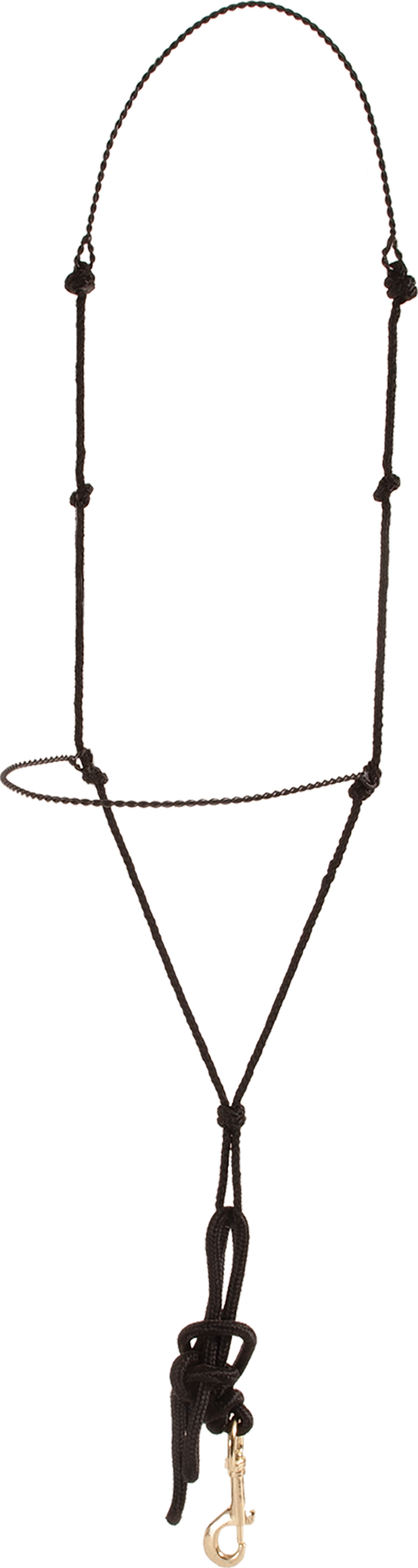 Mustang Twisted Wire and Rope Headsetter Tack - Training Mustang