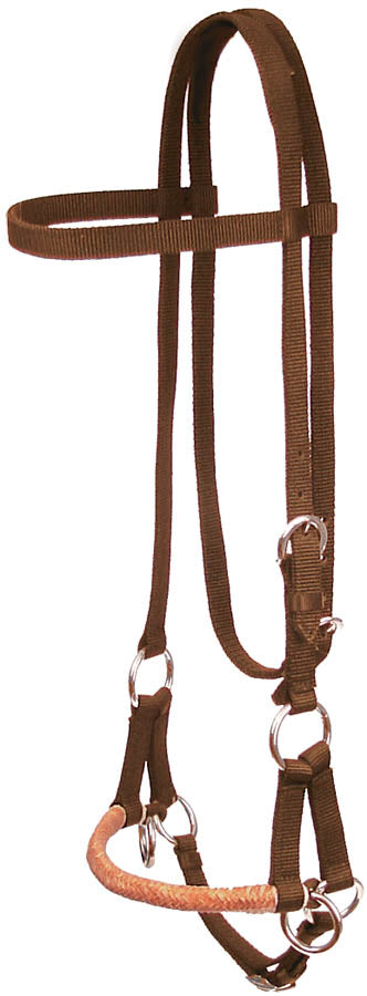 Mustang 3/4" Nylon Side Pull Tack - Training Mustang