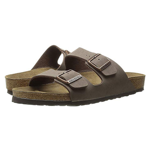 Birkenstock Arizona Birko-Flor Nubuck Mocha WOMEN - Footwear - Sandals Birkenstock   