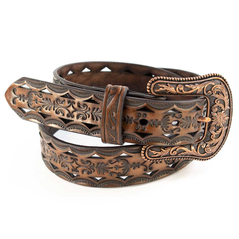 Ariat Scroll Tooled Belt WOMEN - Accessories - Belts M&F Western Products   
