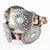 Ariat Leopard Print Turquoise Concho Belt - FINAL SALE WOMEN - Accessories - Belts M&F Western Products   