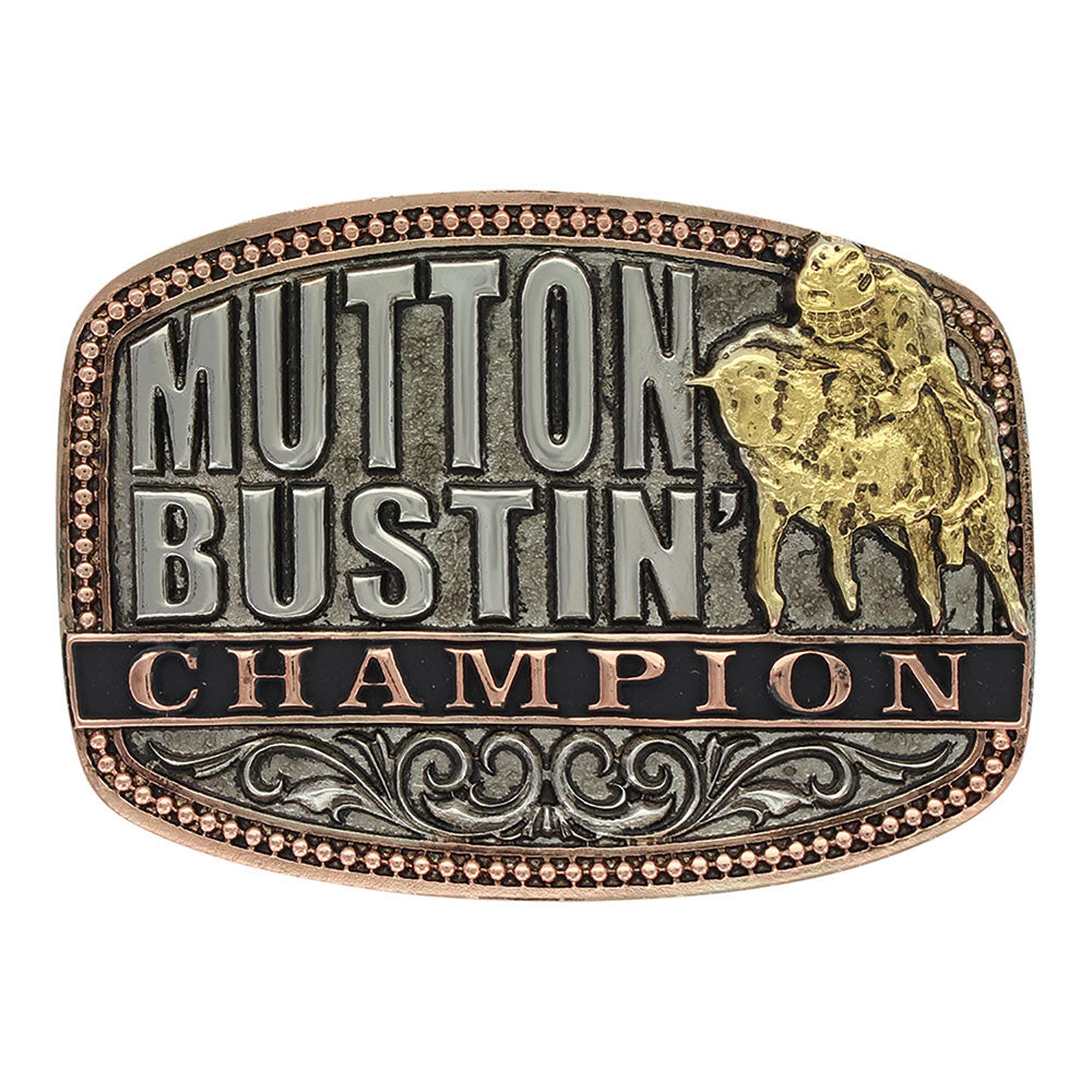 Montana Silversmiths Little Attitude Mutton Bustin Champion Buckle ACCESSORIES - Additional Accessories - Buckles Montana Silversmiths   