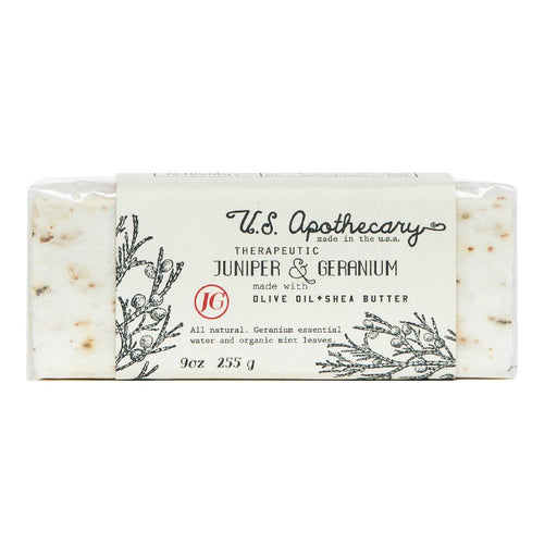 Triple Milled Bar Soap | Juniper + Geranium - FINAL SALE HOME & GIFTS - Bath & Body - Soaps & Sanitizers U.S. Apothecary   
