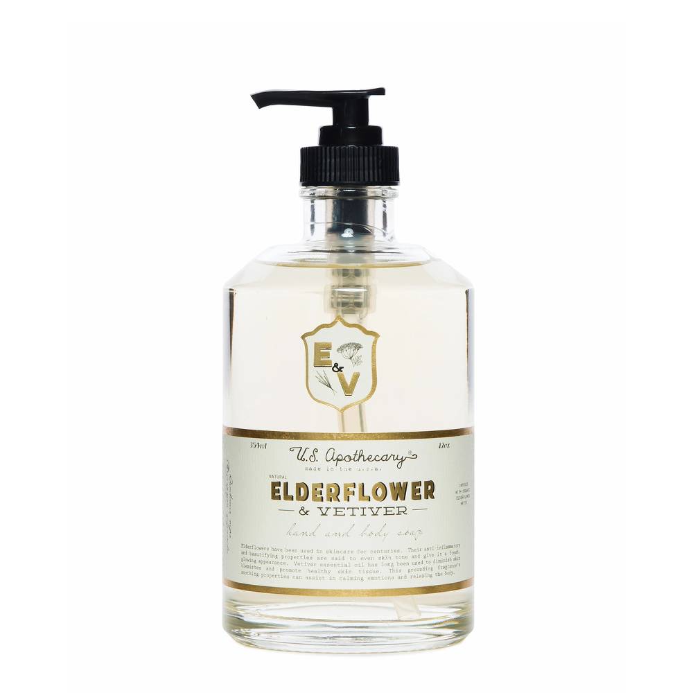 Hand Soap | Elderflower + Vetiver HOME & GIFTS - Bath & Body - Soaps & Sanitizers U.S. Apothecary   