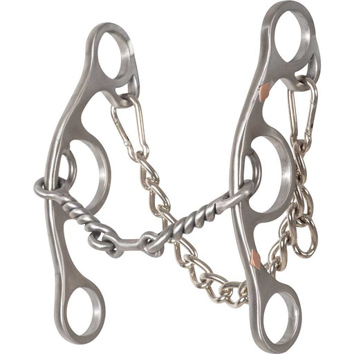 Sherry Cervi Diamond Short Shank II Twisted Wire Dogbone Bit Tack - Bits Classic Equine   