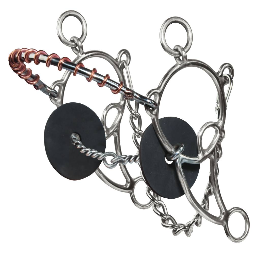 Professional's Choice Brittany Pozzi Collection Combo Series Tack - Bits, Spurs & Curbs - Bits Professional's Choice Twisted Wire Snaffle  