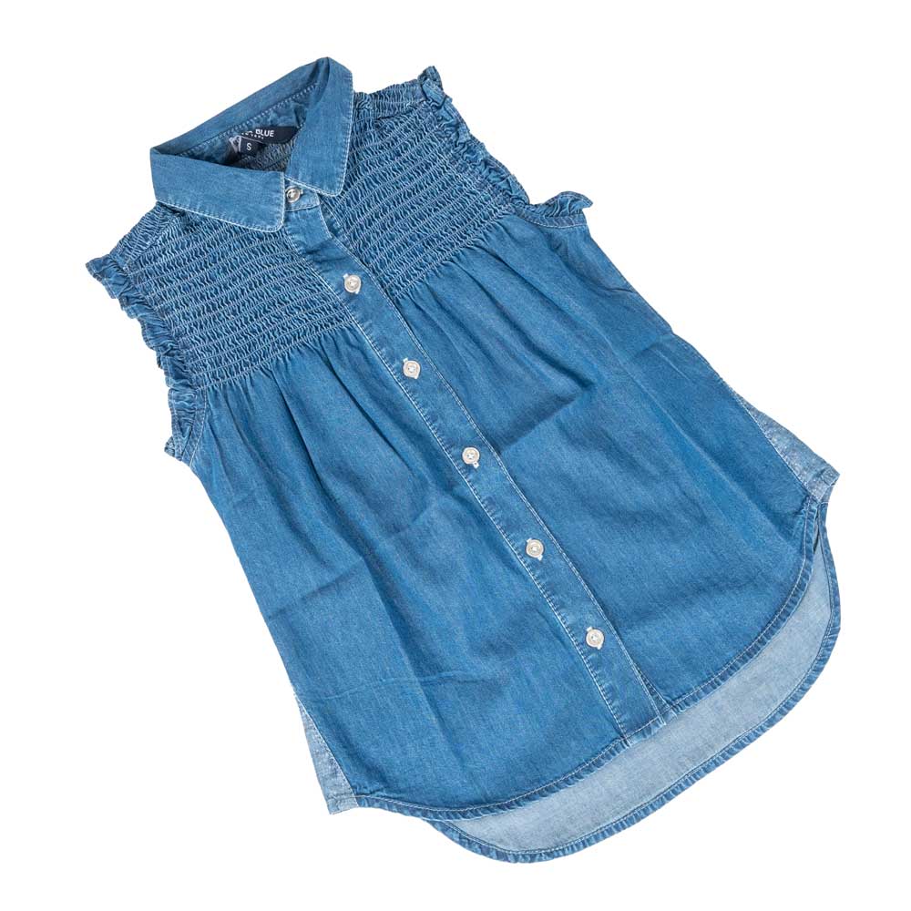 Blu & Blue Girl's Jade Sleeveless Shirt KIDS - Girls - Clothing - Tops - Sleeveless Tops Blu & Blue   