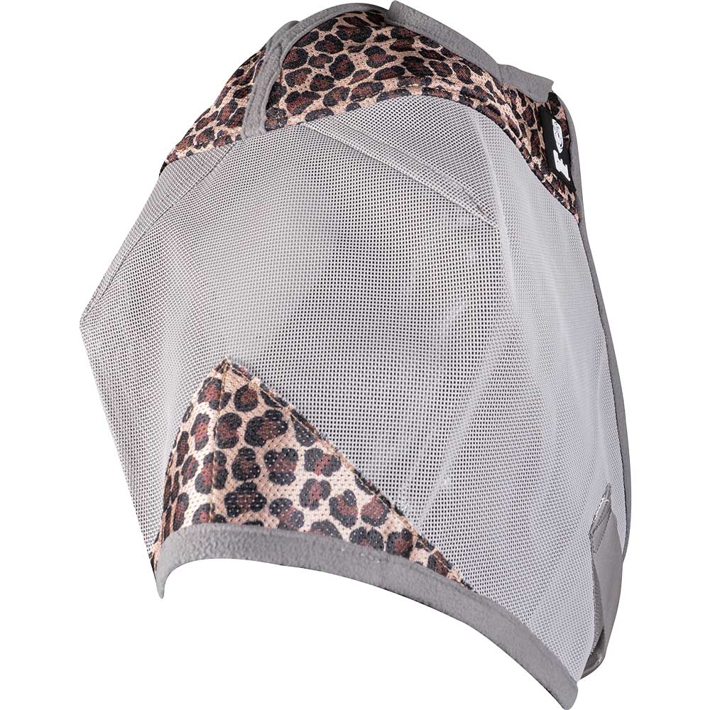 Cashel Crusader Patterned Fly Mask Equine - Fly & Insect Control Cashel Leopard Weanling/Small Pony 