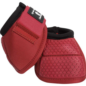 Classic Equine Flexion No Turn Bell Boots Tack - Leg Protection - Bell Boots Classic Equine Crimson Small 