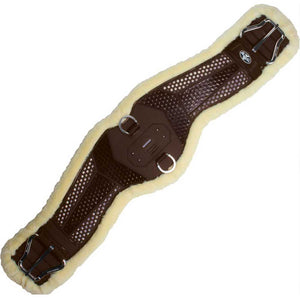 Professional's Choice Contoured Cinch Tack - Cinches Professional's Choice 26" Chocolate Faux Shearling