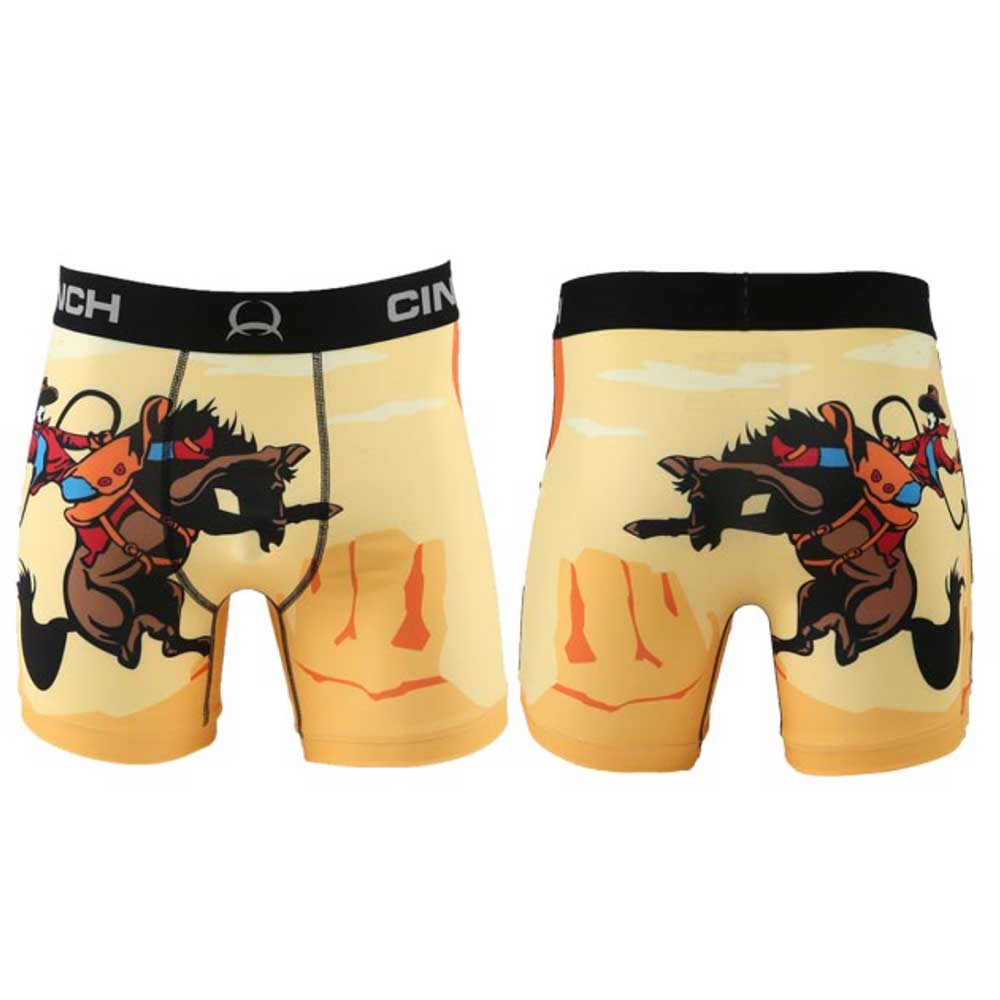 Cinch Cowboy 6" Boxer Brief MEN - Clothing - Underwear, Socks & Loungewear Cinch MULTI L 