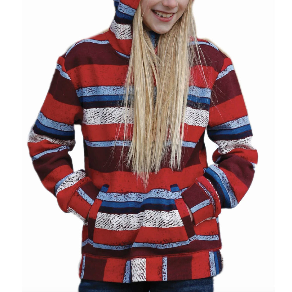 Cruel Denim Girl's Stripe Hoody - FINAL SALE* KIDS - Girls - Clothing - Sweatshirts & Hoodies Cruel Denim   