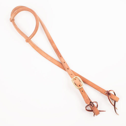 Teskey's Single Buckle One Ear Headstall Tack - Headstalls Teskey's Light Oil  