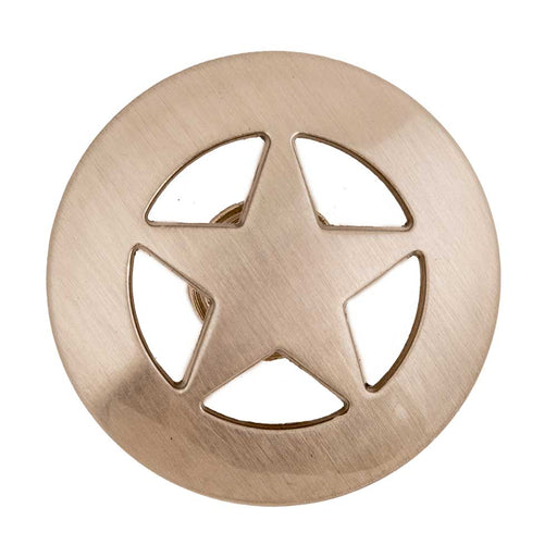 Brushed Texas Star Concho Tack - Conchos & Hardware MISC Chicago Screw 1" 