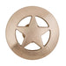 Brushed Texas Star Concho Tack - Conchos & Hardware MISC Chicago Screw 1" 
