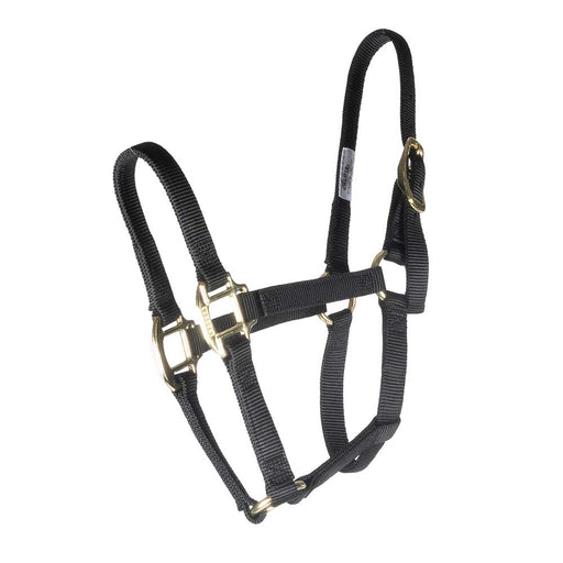 Weaver Original Non-Adjustable Halter 3/4" Weanling/Pony Tack - Halters & Leads Weaver Black