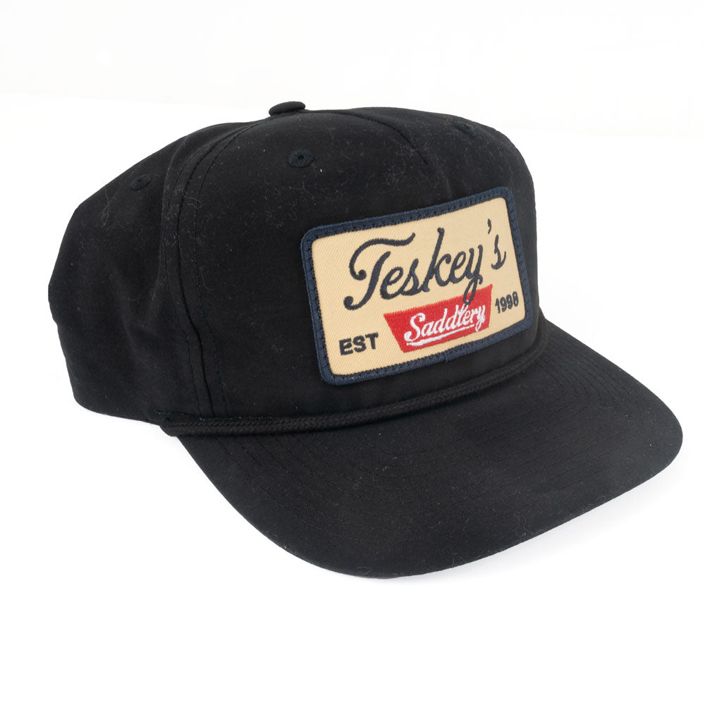 Teskey's Saddle Shop Cap - Black TESKEY'S GEAR - Baseball Caps Richardson   