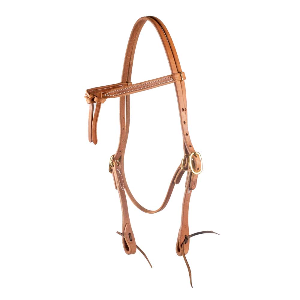 Teskey's Knotted Ties Browband Headstall - Teskeys