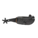 Formay 2 1/4" Black Off Set Bull Spurs Tack - Spurs Formay