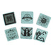 Teskey's Customizable Coasters Customs & Awards - MISC Teskey's TURQUOISE