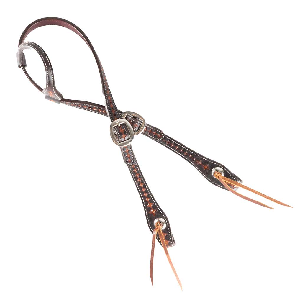 Argentinian One Ear Headstall Tack - Headstalls Old World Harness   