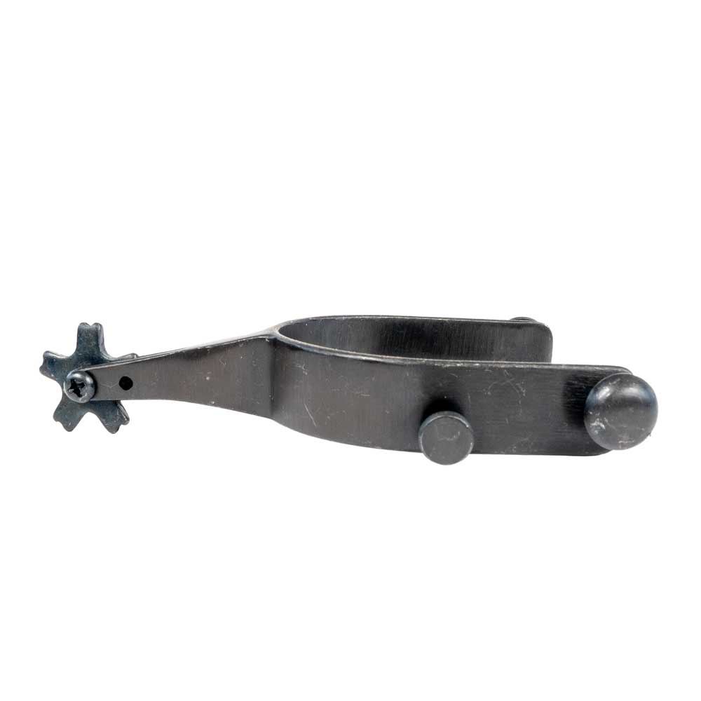 Black Youth Mutton Buster Spurs Tack - Bits, Spurs & Curbs - Spurs Formay   