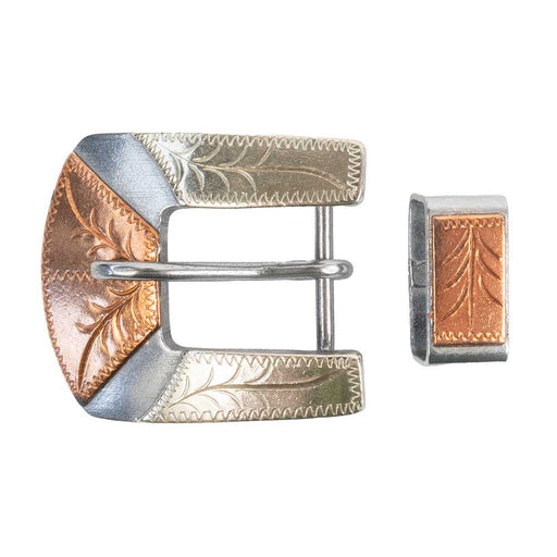 Teskey's Premium Two-Tone Buckle Tack - Conchos & Hardware Teskey's 3/4"  