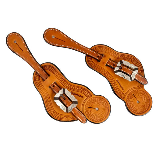 Cowperson Tack Light Oil Spur Straps Tack - Spur Straps Cowperson Tack   