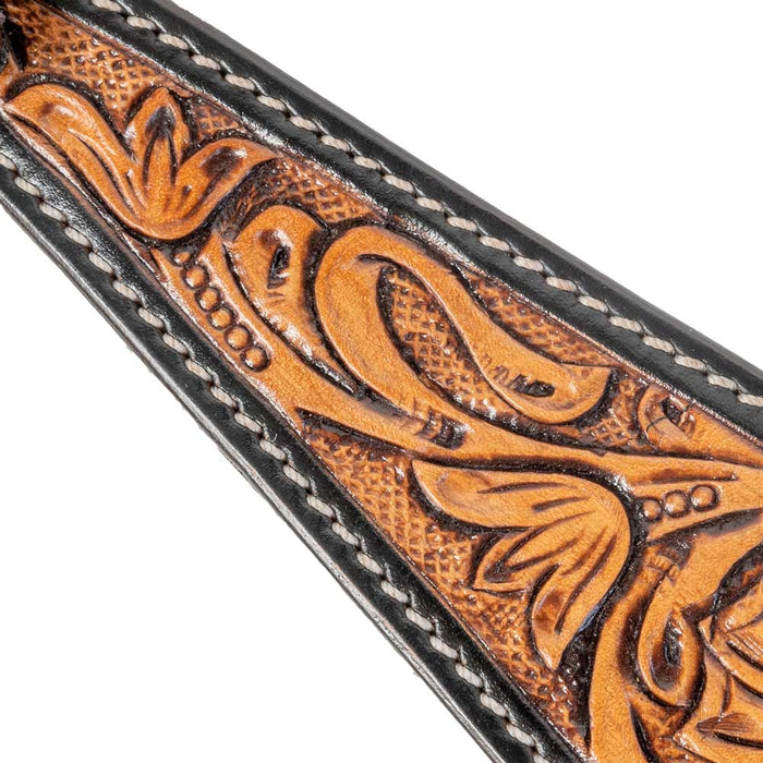 Teskey's One Ear Headstall w/Floral Tooling Tack - Headstalls Teskey's
