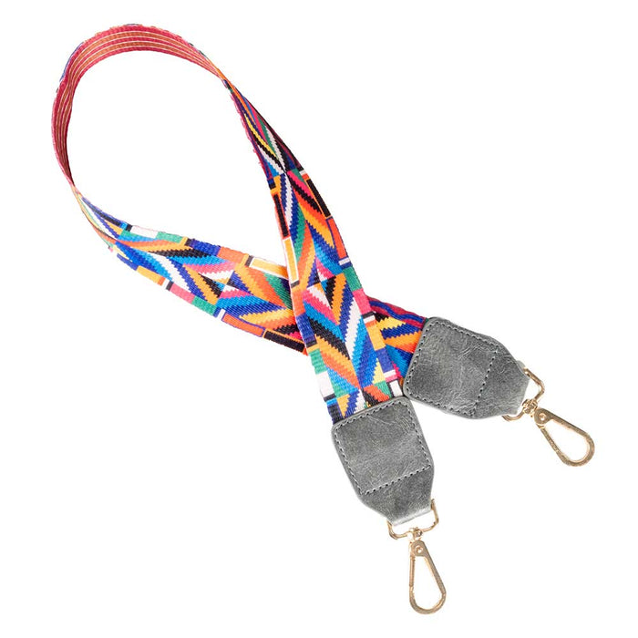 * Dani & Em Geo Purse Strap - FINAL SALE. - Multiple Colors WOMEN - Accessories - Small Accessories Pani & Eun Gray