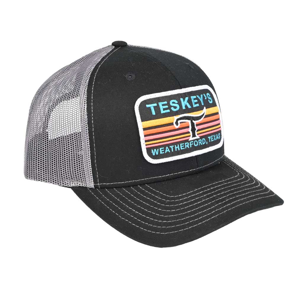 Teskey's Serape Patch Cap - Black/Charcoal TESKEY'S GEAR - Baseball Caps Richardson   